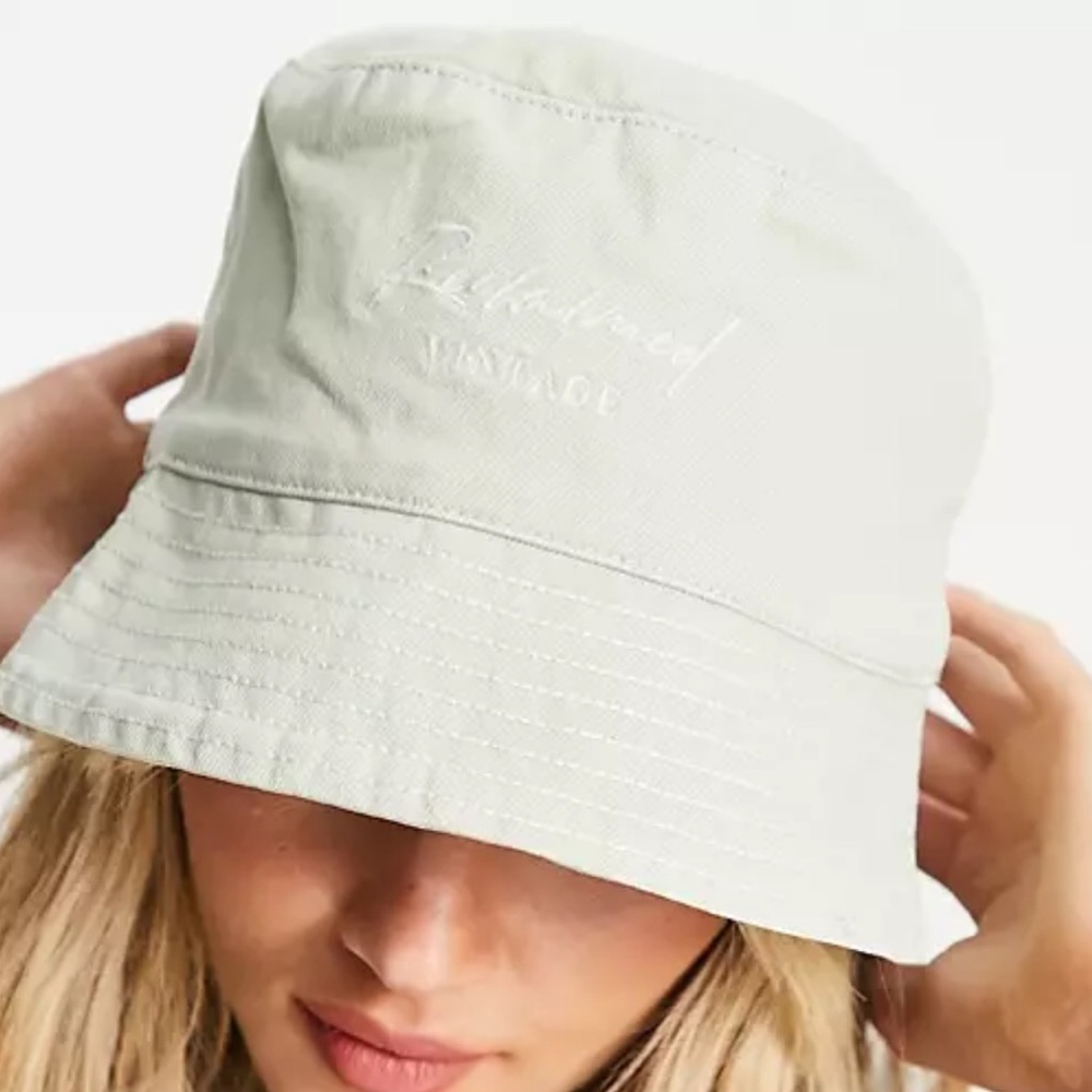 Reclaimed Vintage Sage Bucket Hat